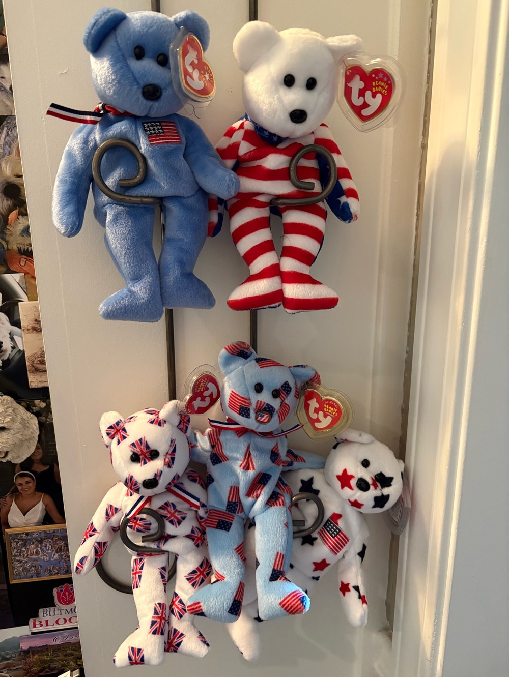 🇺🇸 Ty Beanie Babies Lot Patriotic Bears: Union Liberty Jack Glory America 250th!